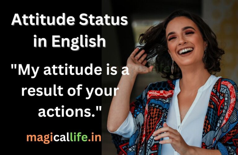 Attitude Status in English | Killer and Royal Attitude Status