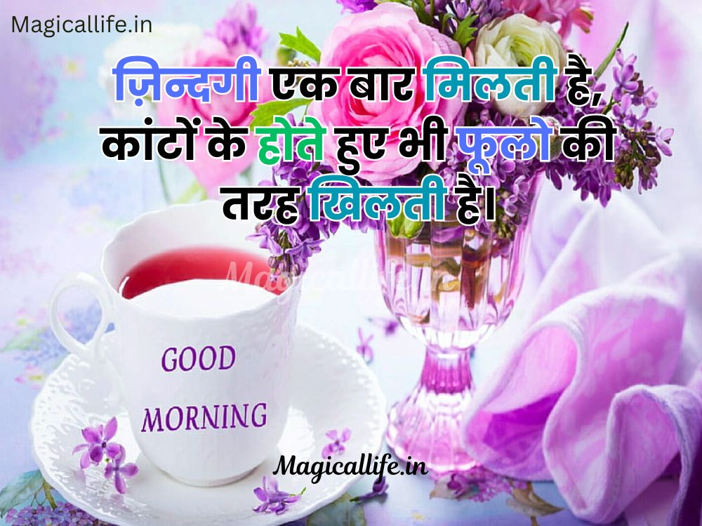 Good Morning Status in Hindi and English