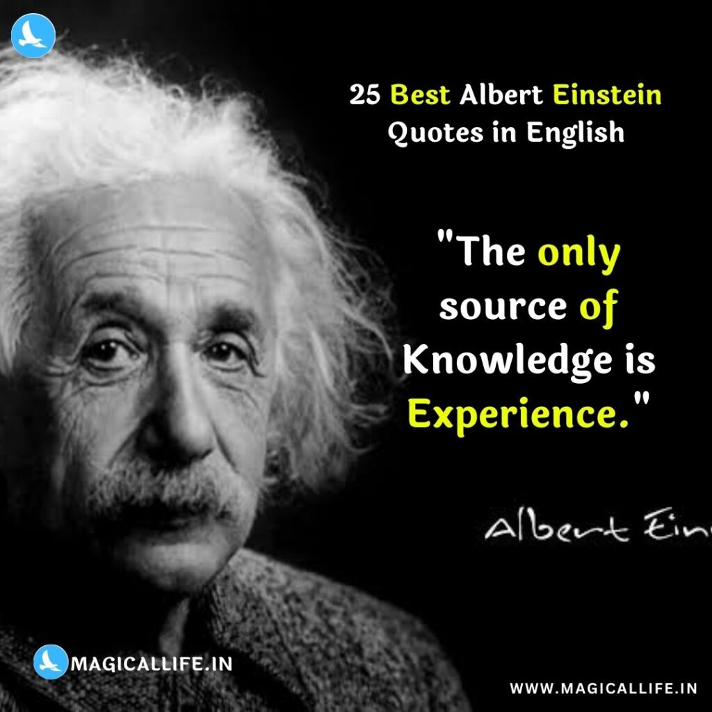 25 Best Albert Einstein Quotes in English | Quotes About Success ...