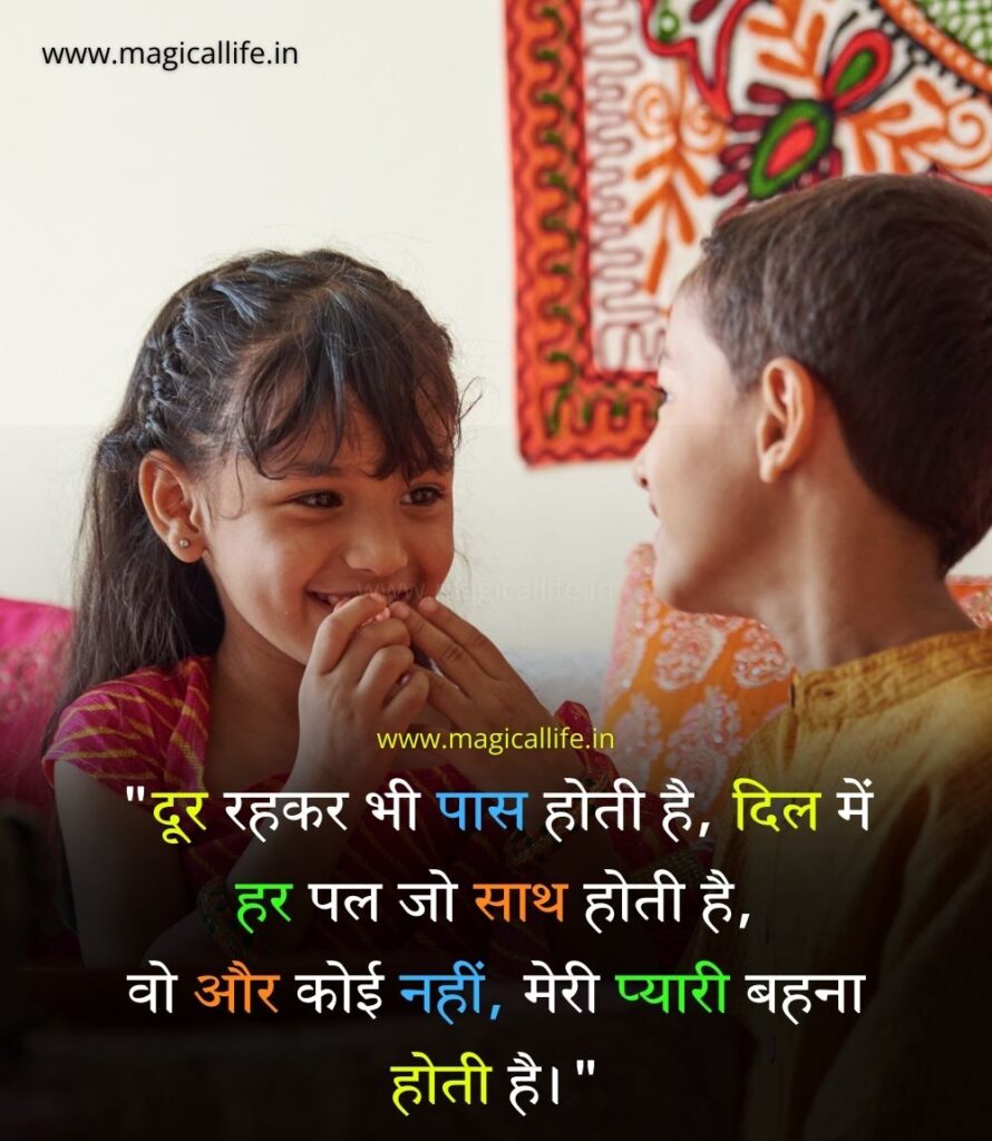 Sister Shayari in Hindi _ बहन पर शायरी _ Big Little Sister Shayari