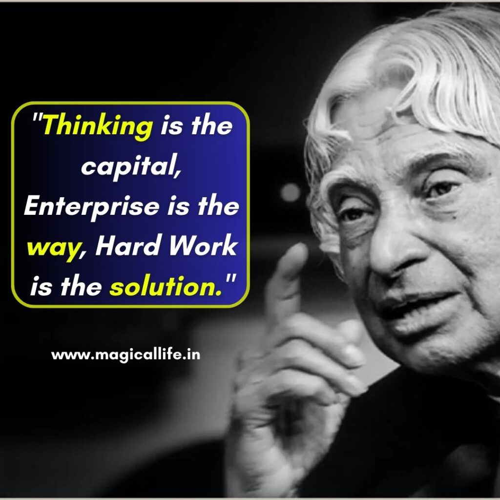 Dr. Apj Abdul Kalam Thought in English - Who Will Inspire You