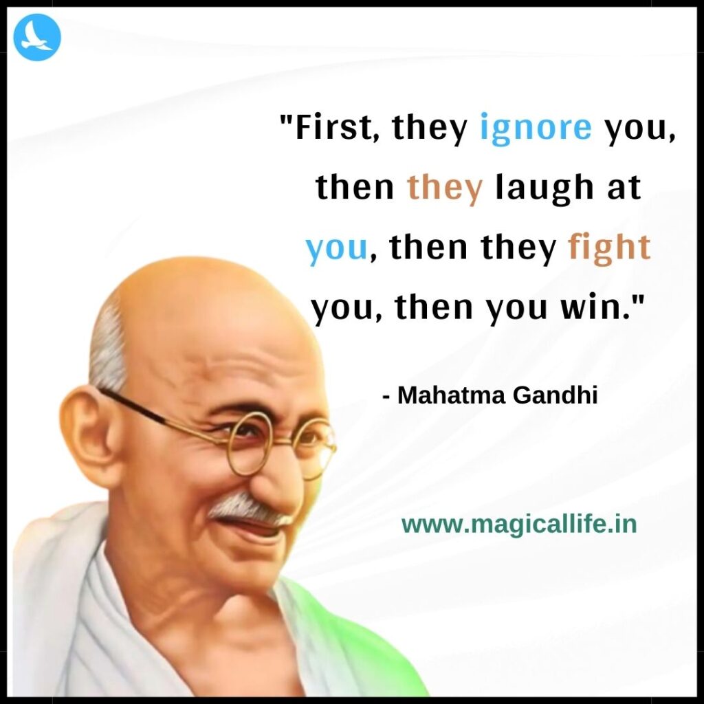 Famous Mahatma Gandhi Quotes _ Inspiring Words for a Better Life