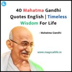 Mahatma Gandhi Quotes English _ Timeless Wisdom For Life