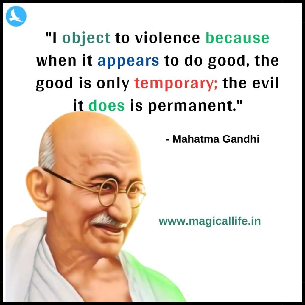 Mahatma Gandhi Quotes English _ Timeless Wisdom For Life