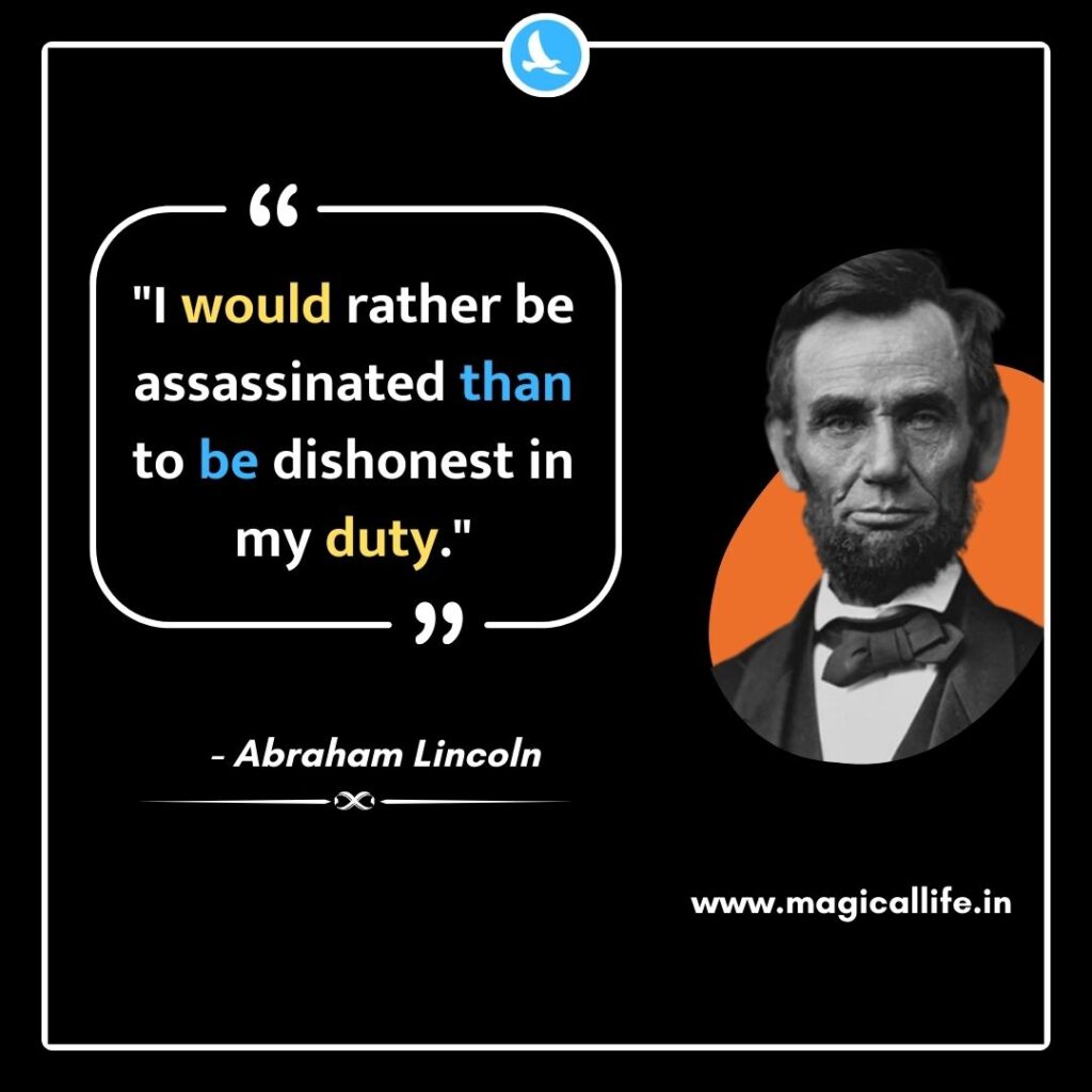 Abraham Lincoln Quotes in English