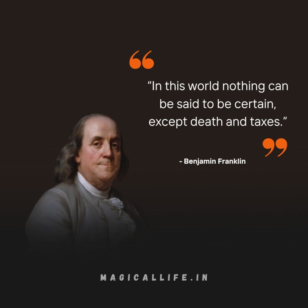 Benjamin Franklin Quotes in English _ Franklin’s Biography