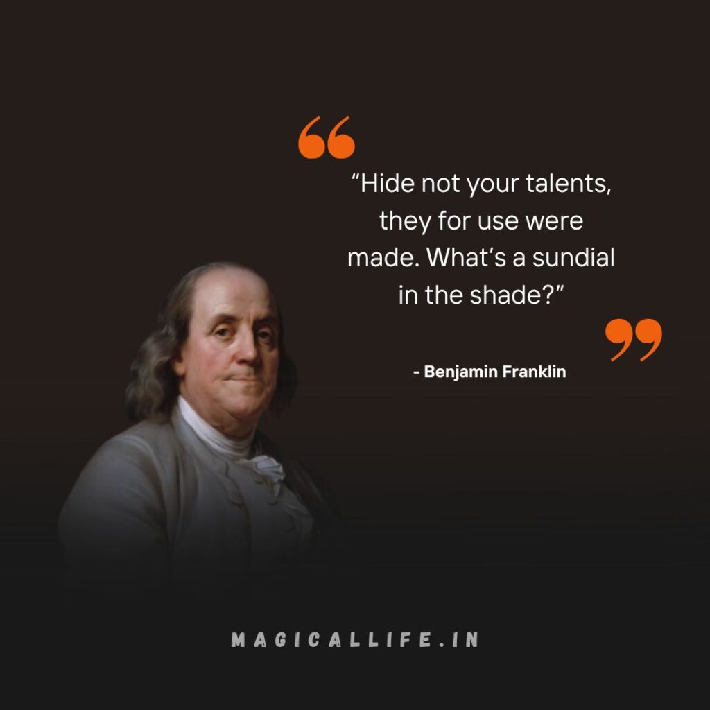 Benjamin Franklin Quotes in English _ Franklin’s Biography