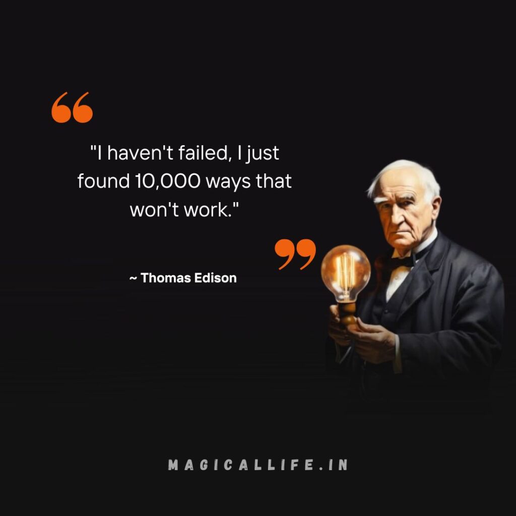 Best Thomas Edison Quotes in English