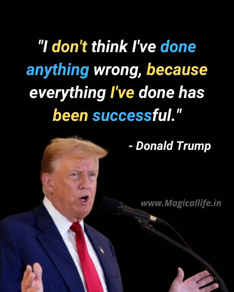 Donald Trump Quotes in English