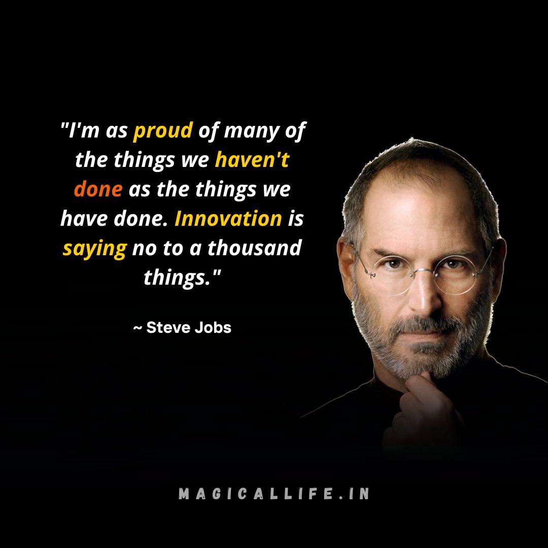 35 Steve Jobs Quotes in English | Quotes on Leadership, Life, Failure