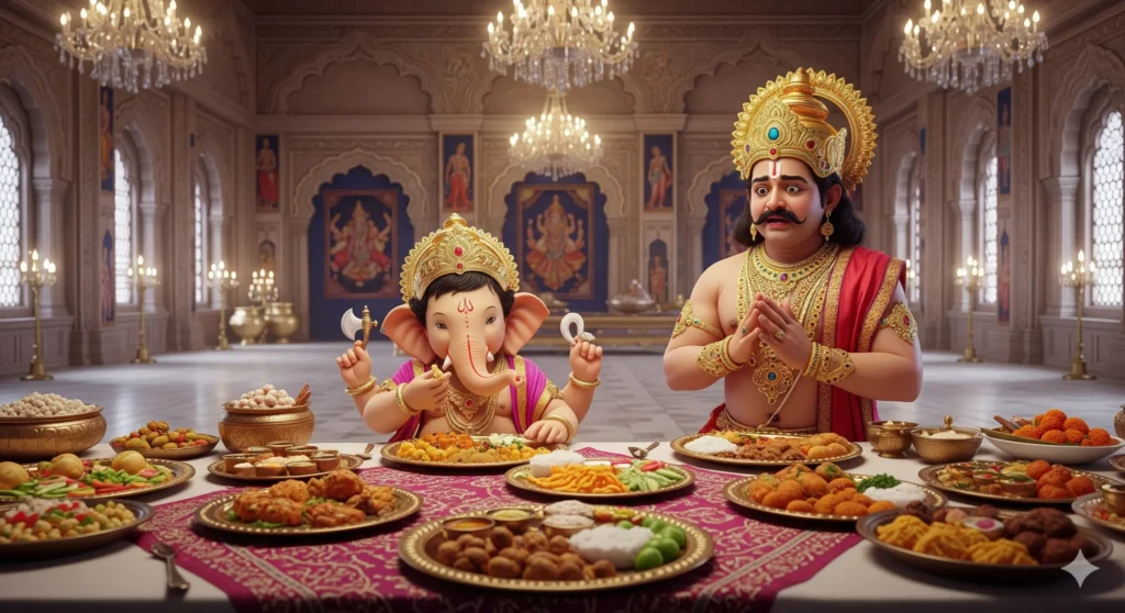 कुबेर को अहंकार की सीख गणेश जी